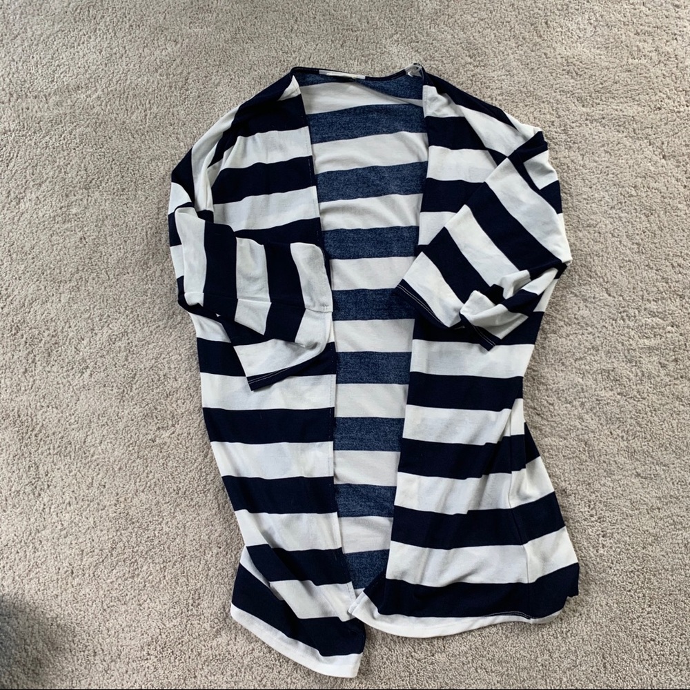 VICI Nautical Navy and White Coverup